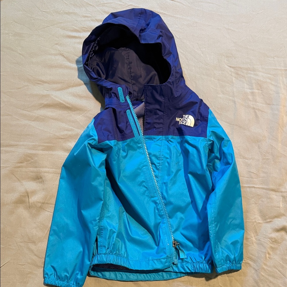 The North Face Two-Tone Blue Baby Antora Rain Jacket